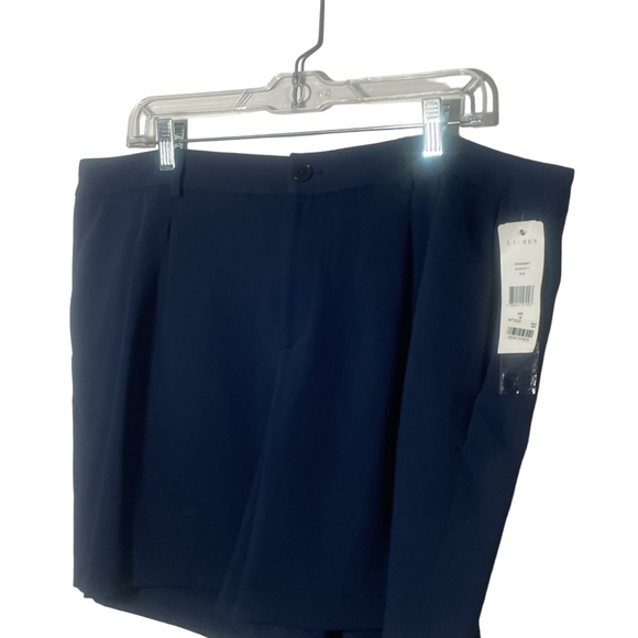 Lauren‎ Ralph Lauren 16 Navy NEW w/ Tags Zipper Golf Cruise Shorts - Picture 4 of 5